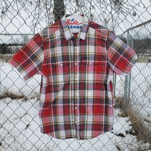 Hurley Short Sleeve Button Down, Med